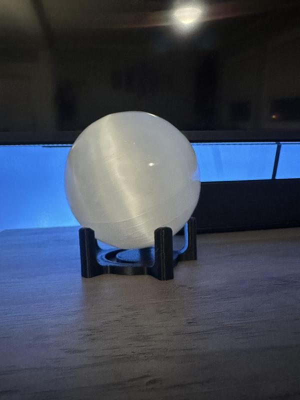 Shperical Crystal Holder (Moon)