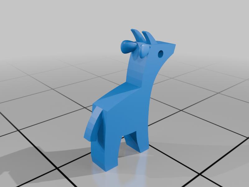 GOAT ANIMAL TOY 3D PRINTABLE MODEL