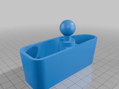 Mercedes Sprinter Halterung offen mit Kugelkopf 17 mm 