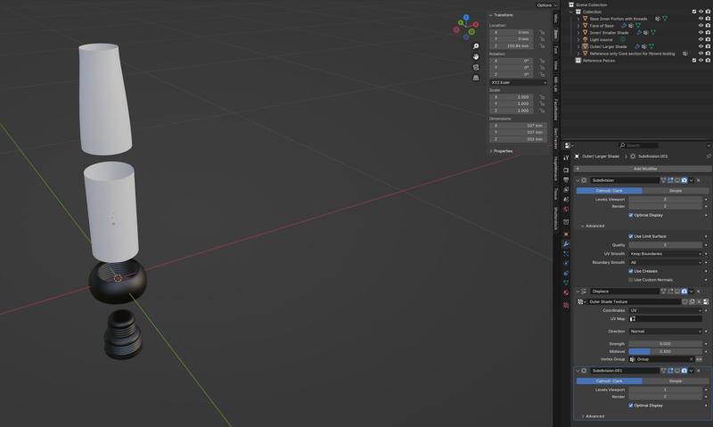 Base and Shade Starter Blend file