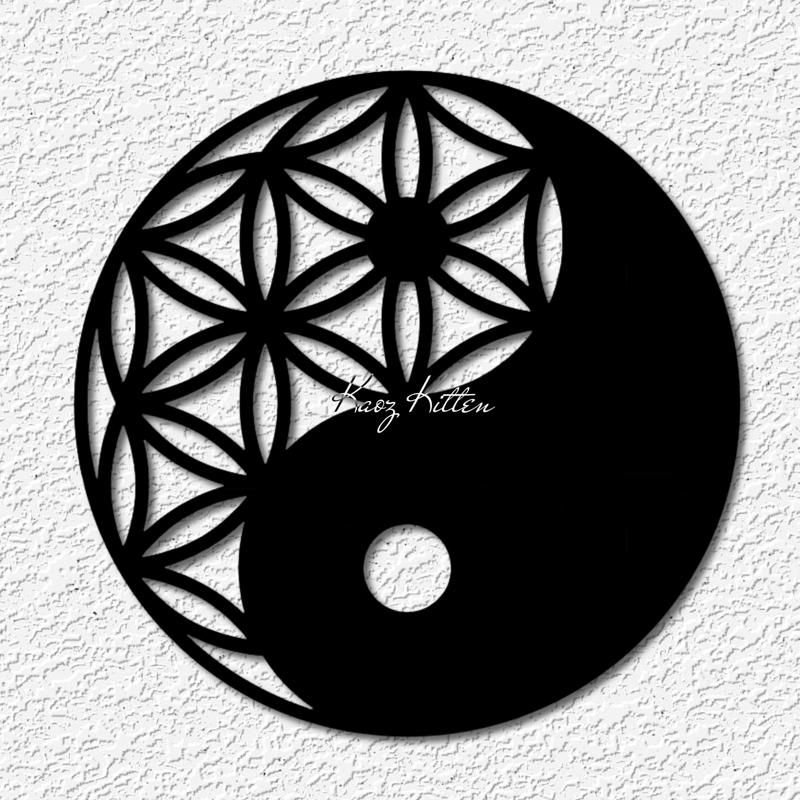 yinyang wall yang art yin home decor