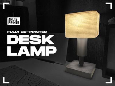 Fully 3D-Printed Desk Lamp