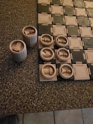 Chess Coin real piece insert, Stackable w Box