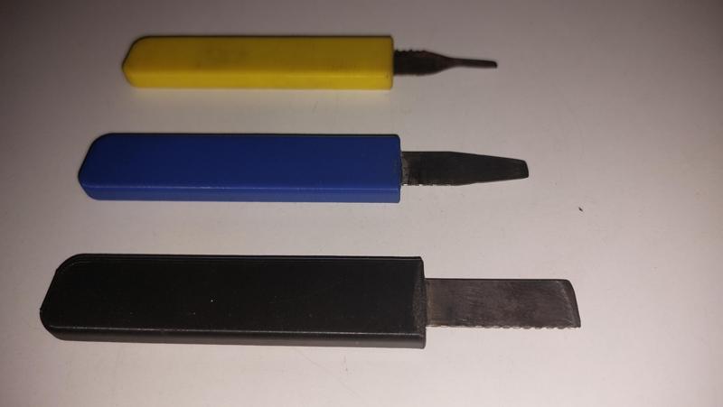 mango para hacer herramientas con hojas de sierra en desuso.