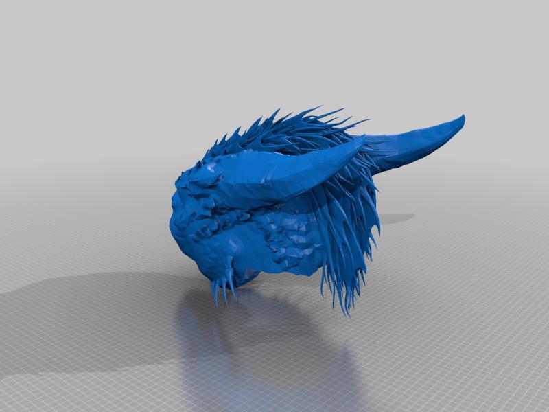 female dragonborn head