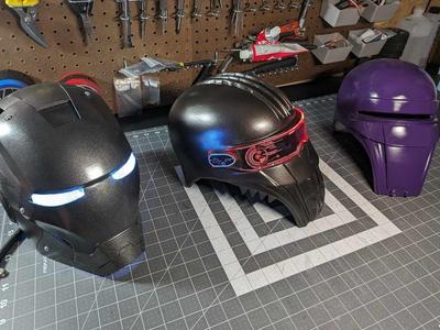 Insane Custom Dark Jedi Helmet