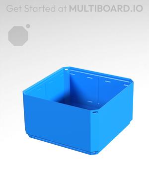 2x2x1 - Simple Walls - Standard Click-In Multibin Shell Extension