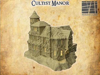 Cultist Manor - Tabletop Terrain - 28 MM