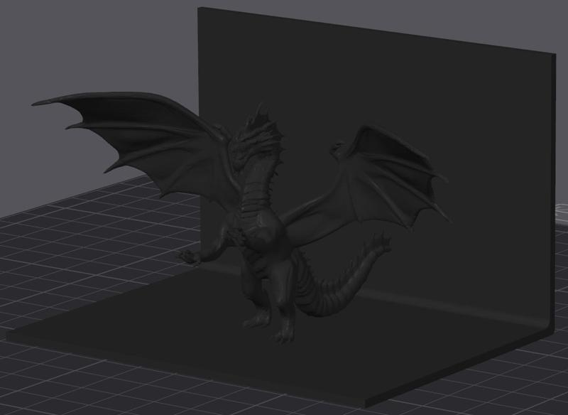 Bookend Dragon