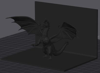 Bookend Dragon