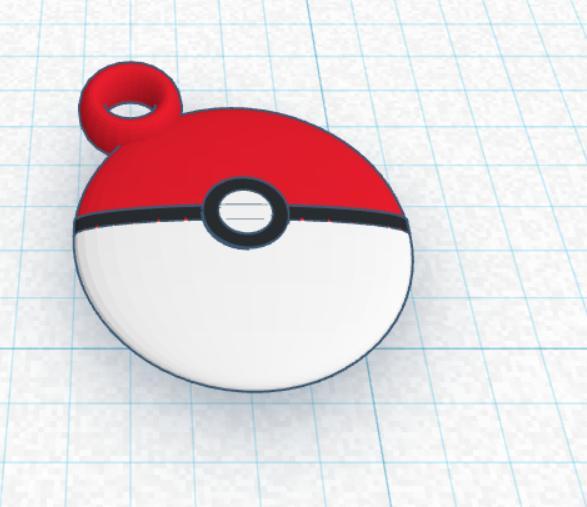 pokemon fan keychain