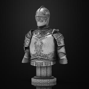 Drakeblood Knight bust - Dark Souls 2 (Pre-Supported)