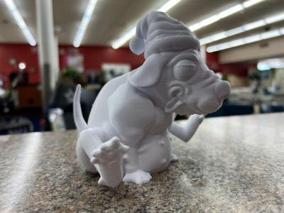 Booty scooty the christmas dog!