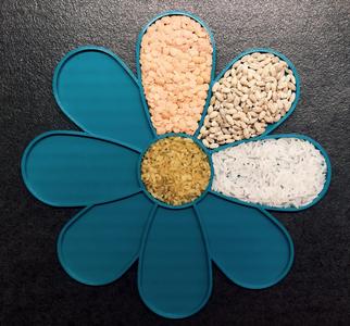 Montessori sensory play Flower