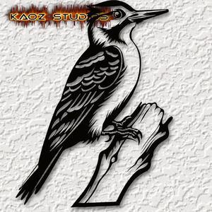 woodpecker wall art bird wall decor woodland decoration home decor