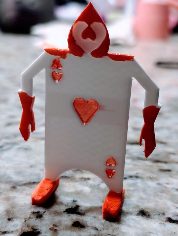 Alice in Wonderland Card Soldier