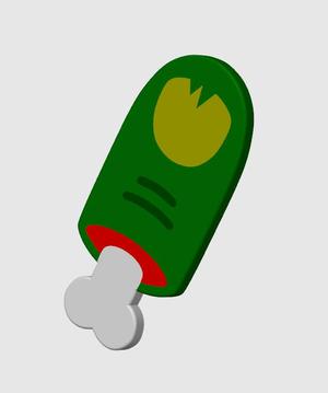 Zombie finger version 2 - Print in place