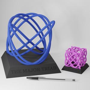 Lissajous Curves - Major and minor triads