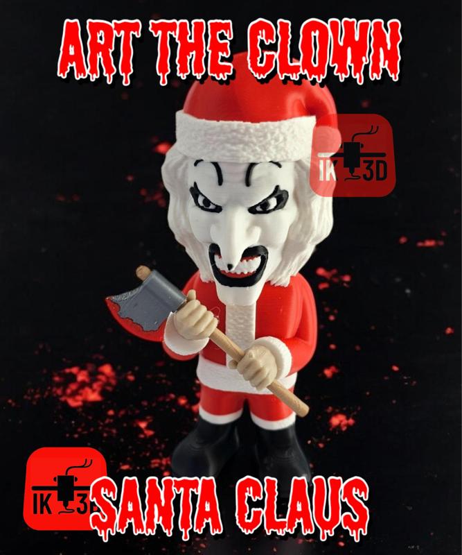 Art The Clown Santa Claus / Horror Mini / 3MF Included