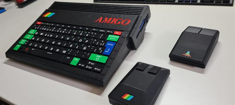 AMIGO Retro Computer Case 