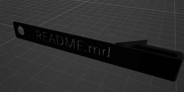 Keychain Version of Bookmark #1