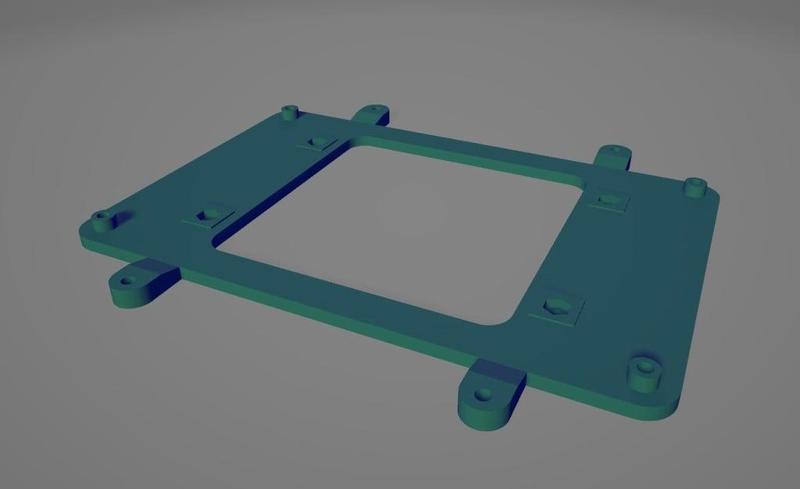 DIN Support for BTT SKR Pro 1.2 With 120 or 140 fan