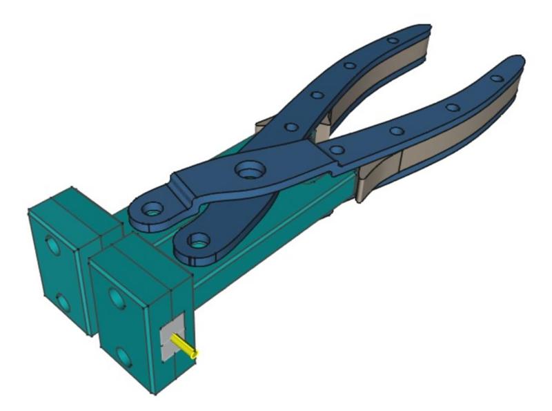 Modular Parallel Handtool (Pliers, Filament Splicer, Glassware Clamp)