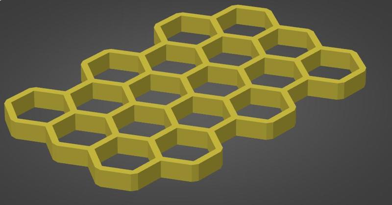 Honeycomb (Can be usd for honeycomb wall)
