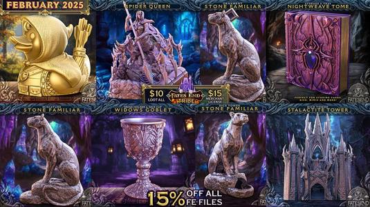 February 2025 Previous Release Pack - Widowborn Realm