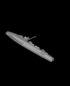 1250 Scale USS Gridley Class Destroyers.stl