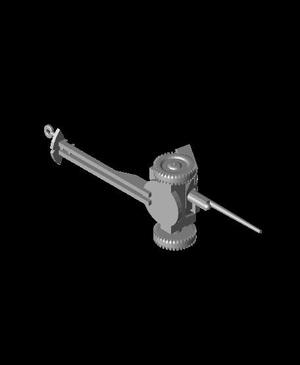 1/87 Scale M1A3 157mm Anti Tank Gun.stl