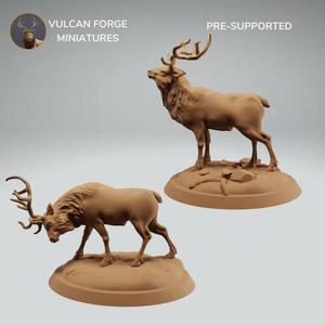 Deer Elk Stag bundle - Pre supported