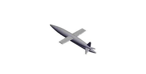1/48 Scale Northrop drone aircraft patent 1969.stl