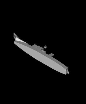 1250 Scale USS Newport LST-1179.stl