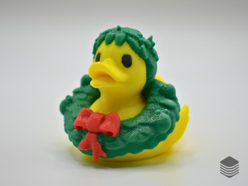 Christmas Wreath Duck