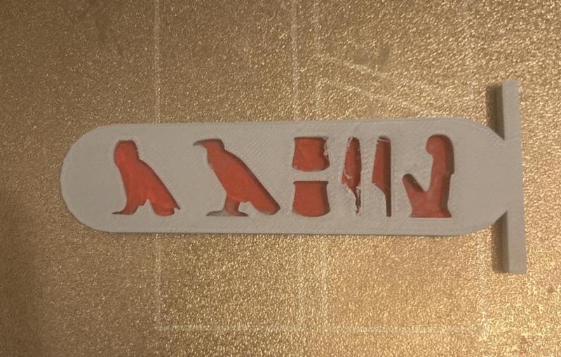 Egyptian Alphabet and Cartouche