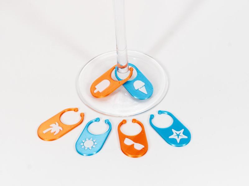 Summertime Wine Charms