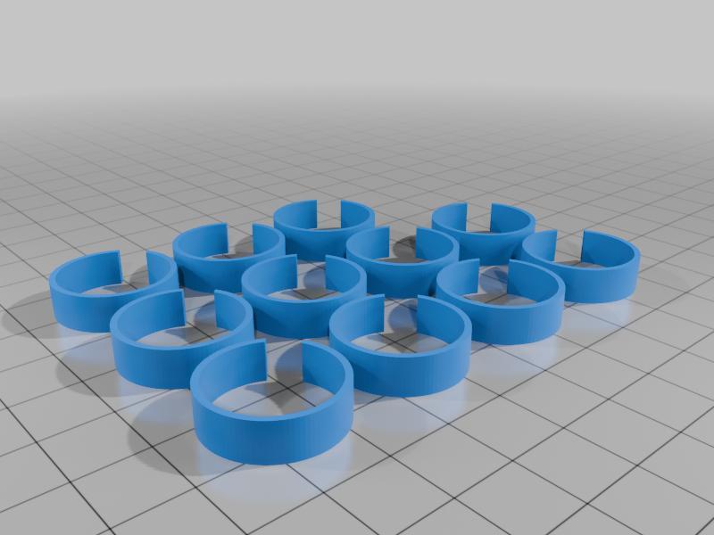 Parametric (X pcs, diams,..) sleeve to fit tube into another tube