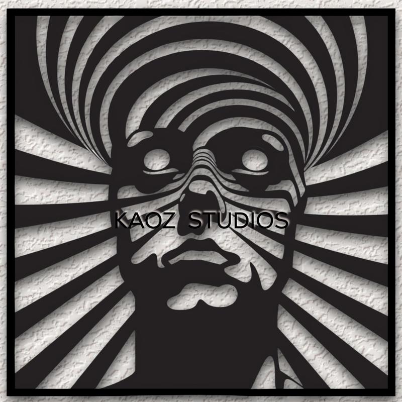 abstract wall art face wall decor 3d illusion decoration