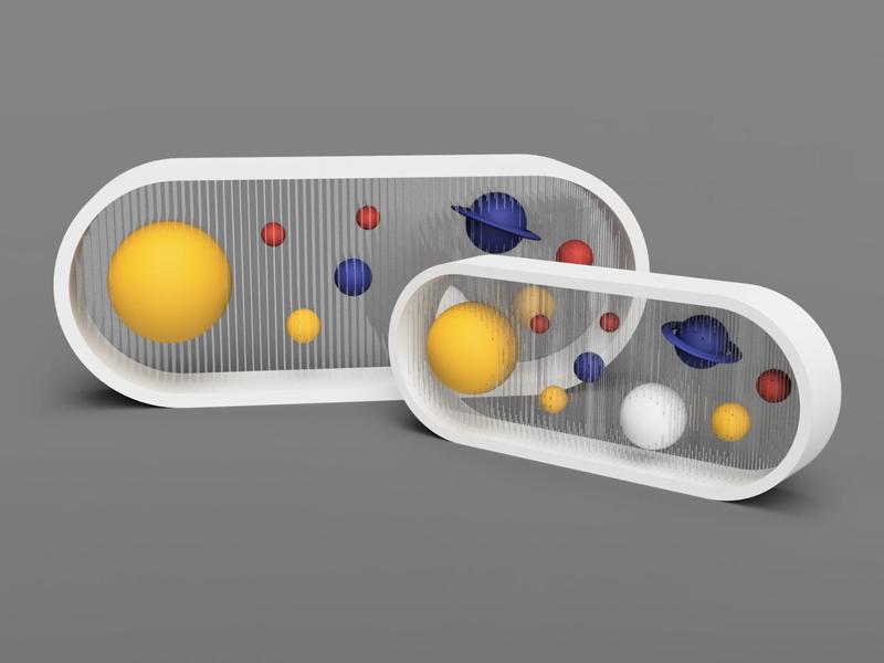 Suspended Bento Solar System