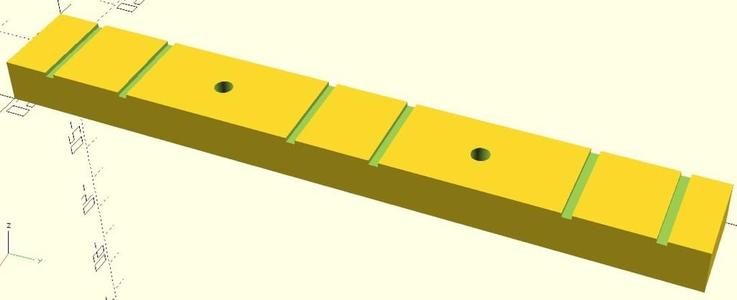 HO Scale Railroad Spacers