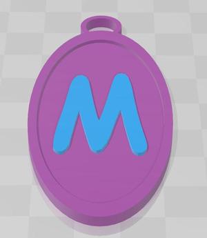 M KEYCHAIN 2.stl