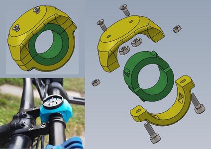 Garmin bike adapter holder