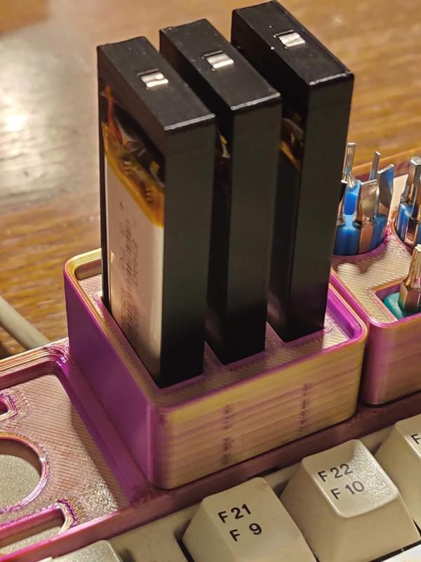 Gridfinity AD-S31BT Sharp MiniDisc battery 1x1x3