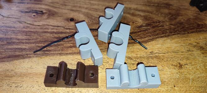 clamp for underside piano