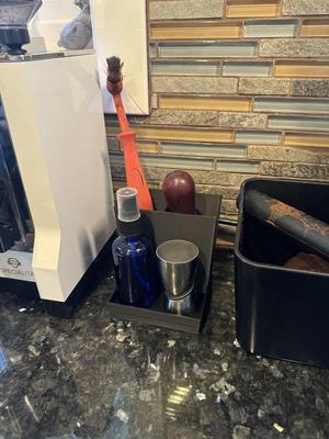 Coffee making accessories organizer