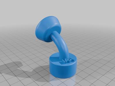 Bottle cap for watering plants 