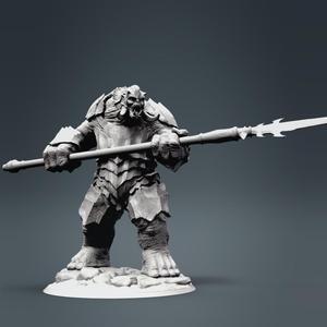 Armoured troll spear