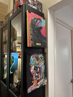 Criterion Godzilla Showa and Universal Classic Monsters mediabook wall mount