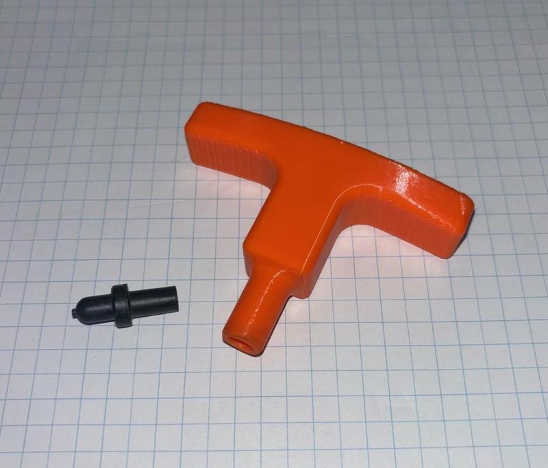 Basketball or Volleyball Valve Stem Insertion Tool